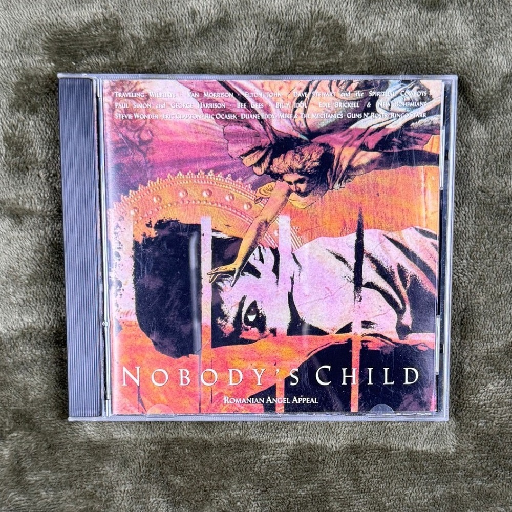 Nobodys Child Romanian Angel Appeal CD 1990 Traveling Wilburys Elton John 262802